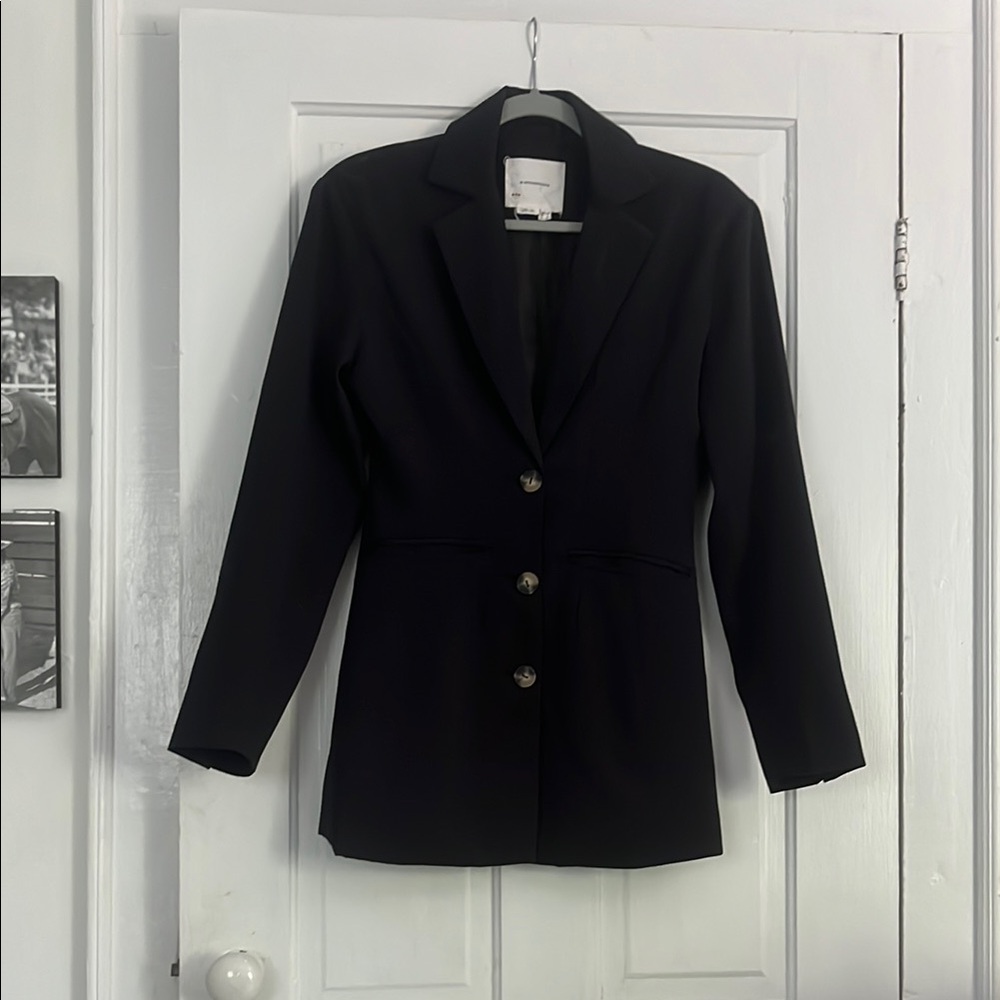 Anthropologie Black Blazer Dress